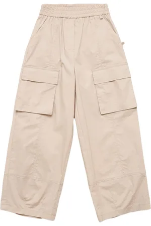 MONNALISA Pantaloni Cargo In Cotone Stretch