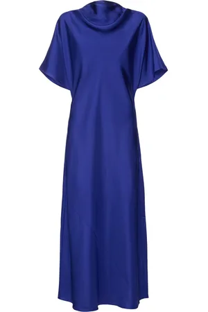 Rohe Vestito Midi In Seta Drappeggiata