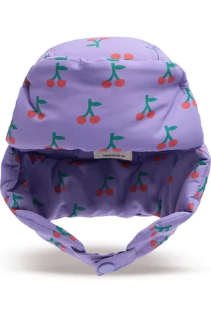 Bobo Choses Cappello In Nylon Stampato Ciliegie