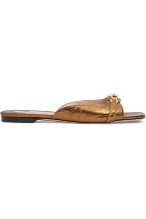 Tom Ford Sandali In Pelle Stampa Lucertola 10mm