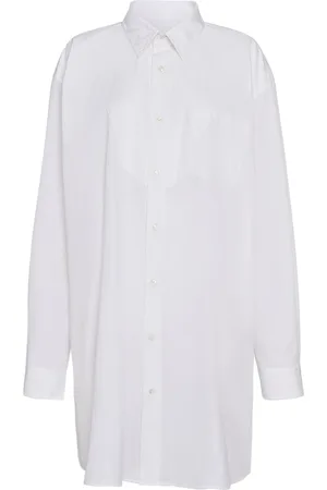 Maison Margiela Camicia Oversize In Popeline Di Cotone