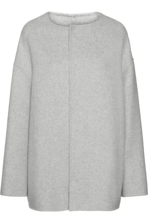 Loulou Studio Cappotto Corto Gio / Scollo Rotondo