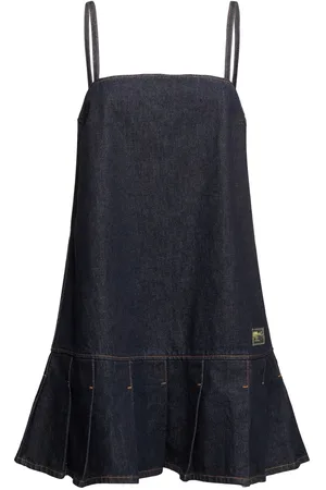 Ganni Vestito Corto In Denim