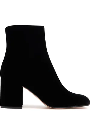 Gianvito Rossi Stivaletti Joelle In Velluto 70mm