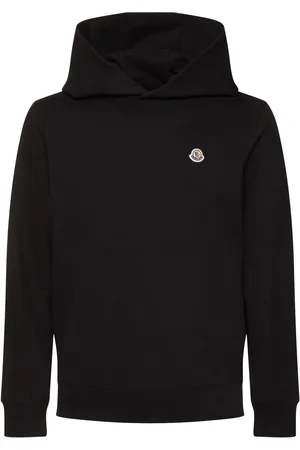 Moncler Felpa In Cotone Con Cappuccio