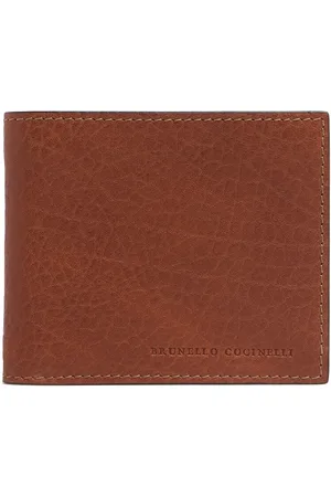Brunello Cucinelli Portafoglio In Pelle Con Logo