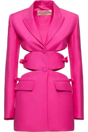 VALENTINO Vestito In Crepe Di Lana E Seta