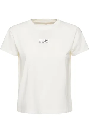 Maison Margiela T-shirt In Jersey Di Cotone Con Logo
