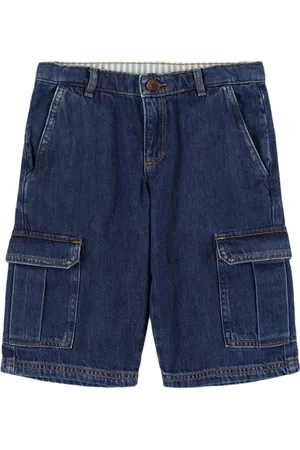 BONPOINT Shorts In Denim Di Cotone
