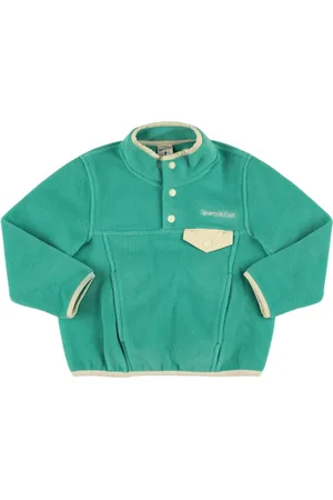 Sporty & Rich Felpa In Polar Fleece Con Bottoni