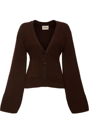 Khaite Cardigan Scarlet In Cashmere