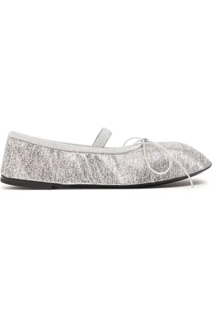 Proenza Schouler Ballerine Glove In Mesh Metallizzato 10mm