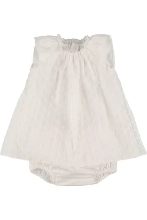 BONPOINT Vestito E Culotte In Misto Cotone