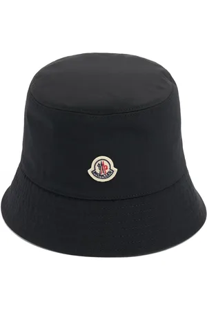 Moncler Cappello Bucket In Cotone Con Logo