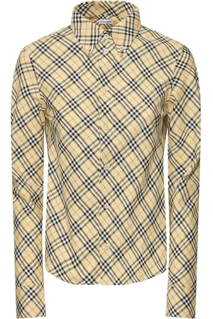 Burberry Camicia In Popeline Di Cotone Check