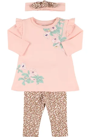 Kenzo Vestito, Leggings E Fascia In Misto Cotone
