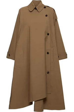 The Row Trench Lungo Aralia In Popeline Di Cotone