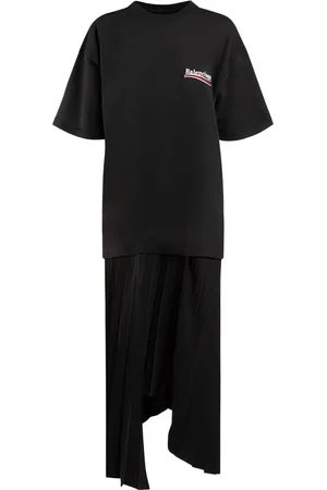 Balenciaga Vestito In Nylon Plissé