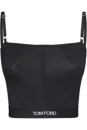 Tom Ford Tank Top Cropped In Techno