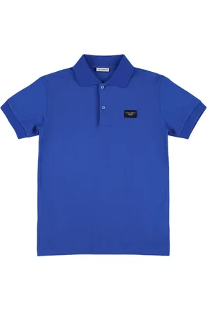 Dolce & Gabbana Polo In Cotone Piqué Con Logo