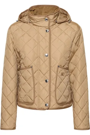 Burberry Giacca Humbie In Nylon Trapuntato / Cappuccio