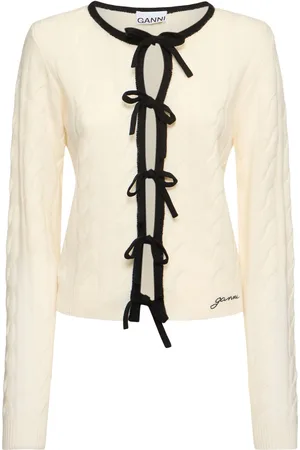 Ganni Cardigan In Misto Cashmere