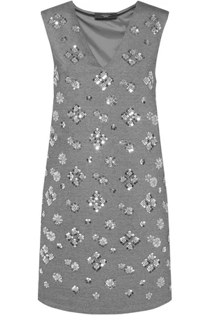 Max Mara Vestito Hot Con Ricami