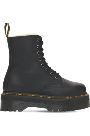 Dr. Martens Stivali Jadon In Pelle Con Pelliccia 40mm