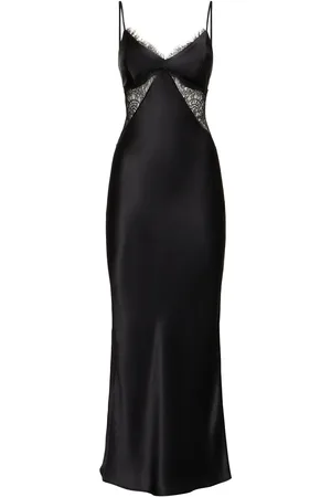 FLEUR DU MAL Vestito In Seta E Pizzo