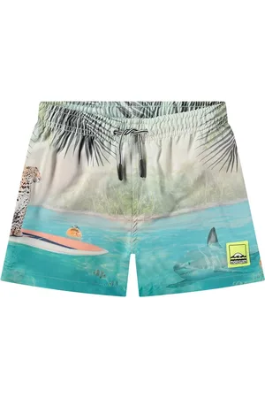 Molo Shorts Mare In Nylon Riciclato Stampato