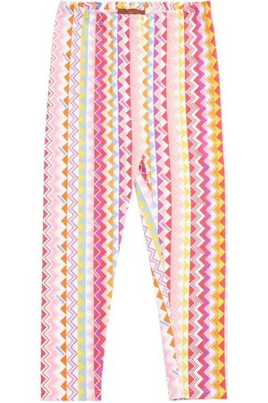 Missoni Leggings In Jersey Di Misto Cotone Stampato