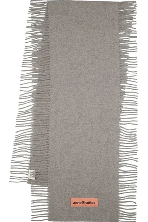 Acne Studios Sciarpa Canada Cancan In Lana Con Frange