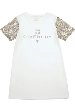 Givenchy Vestito In Cotone / Maniche Con Paillettes