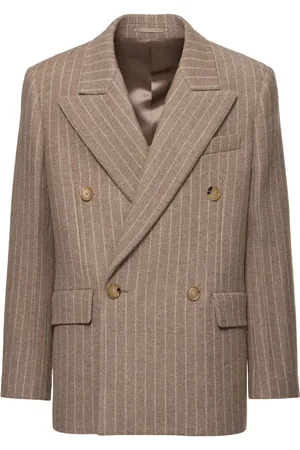 Burberry Blazer Doppiopetto Con Revers A Lancia