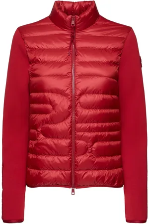 Moncler Piumino In Misto Nylon E Cotone Cny