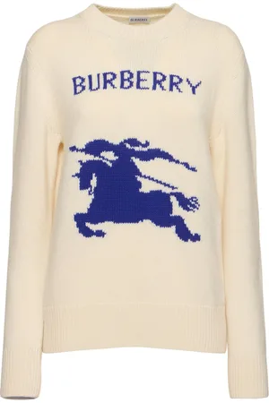 Burberry Maglia Girocollo In Lana E Cashmere