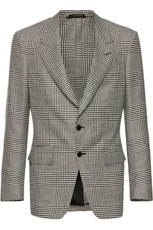 Tom Ford Giacca Graphic Pow In Misto Lana