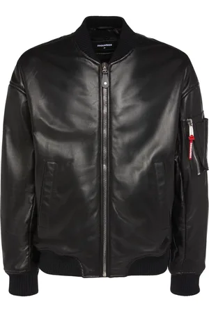 Dsquared2 Bomber In Pelle
