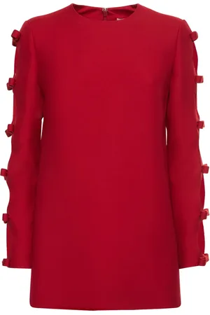 VALENTINO Top In Crepe Di Lana E Seta