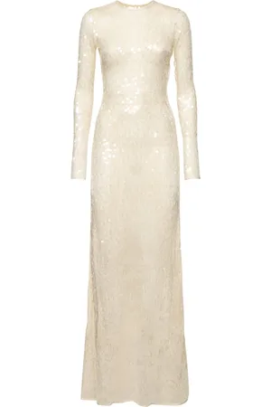 DAVID KOMA Vestito A Maniche Lunghe Con Paillettes