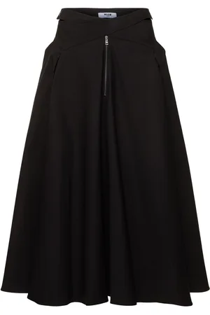 Msgm Gonna Midi In Cotone Stretch