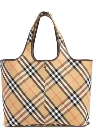 Burberry Borsa Shopping E/w Media In Tela