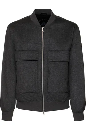 Moose Knuckles Giacca Bomber Alder Df In Lana E Cashmere