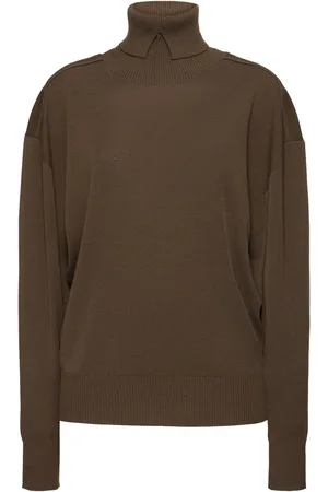 Burberry Pullover Con Collo A T In Lana