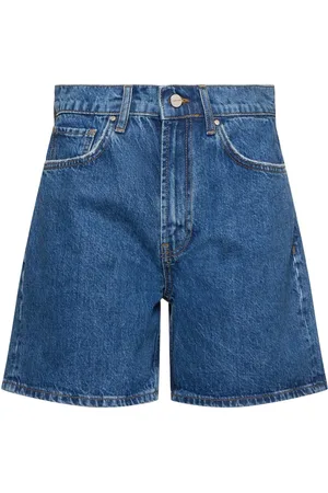 ANINE BING Shorts Kat In Denim Di Cotone