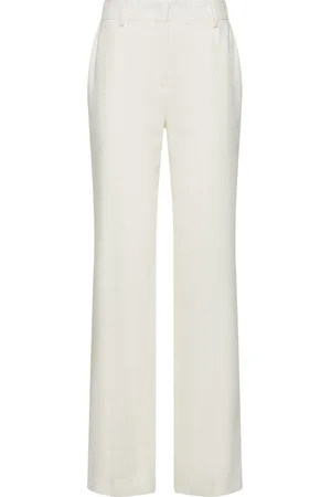 Alberta Ferretti Pantaloni Larghi In Misto Lino