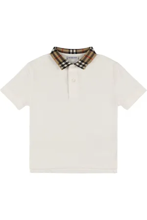 Burberry Polo In Jersey Di Cotone Piquet