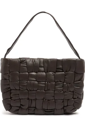St Agni Borsa Shopping Mini In Pelle Intrecciata