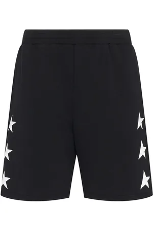 Golden Goose Shorts Larghi In Felpa Di Cotone
