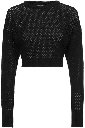 ANDREADAMO Maglia Cropped In Misto Cotone